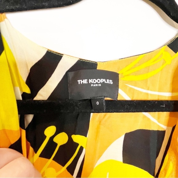 The Kooples | Hibiscus Belted Kimono Dress - Picture 6 of 7